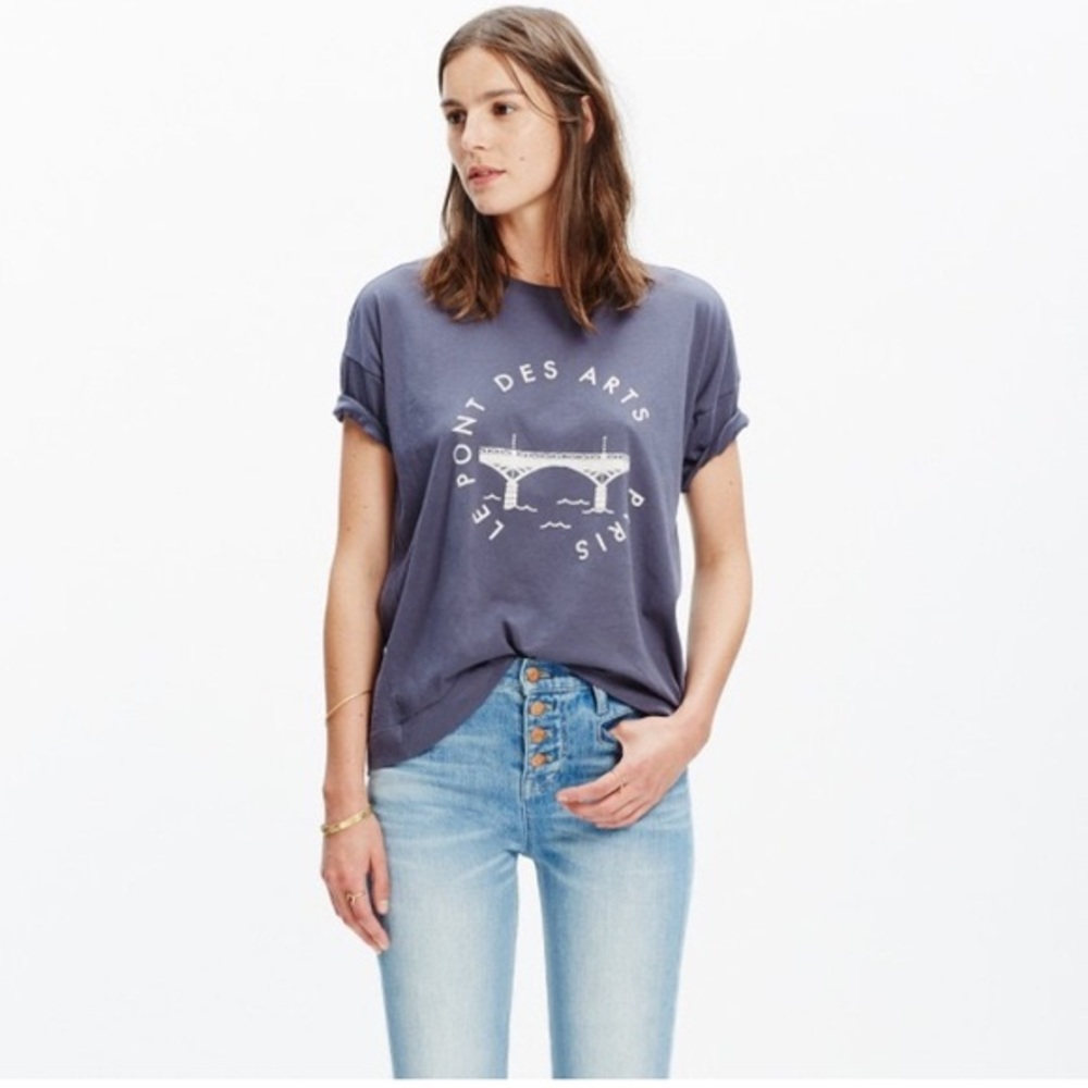 Le Pont Des Arts Paris Graphic Tee